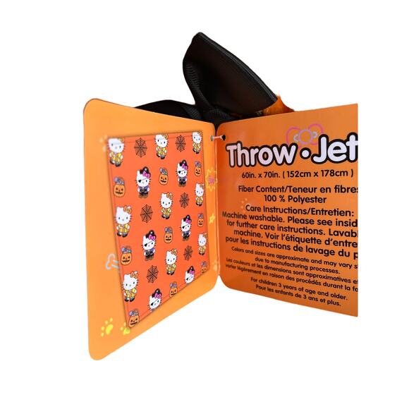 Halloween Hello kitty Candy corn throw 60 by 70 inch - Picture 5 of 5